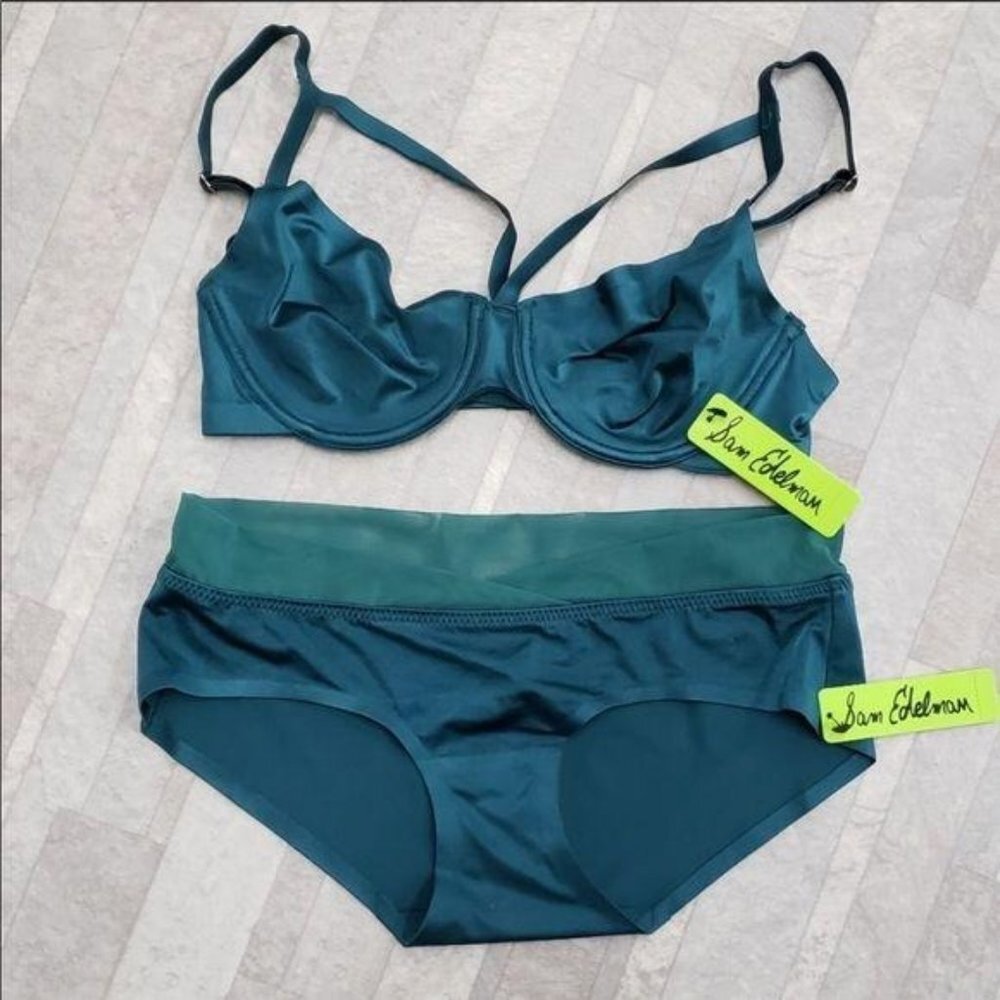 Sam Edelman Bra and Panty Set, 32B/Large